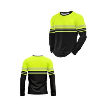 Imagem de Camiseta Masculina De Manga Longa Impressa Em 3D, Respirável, Casual, 