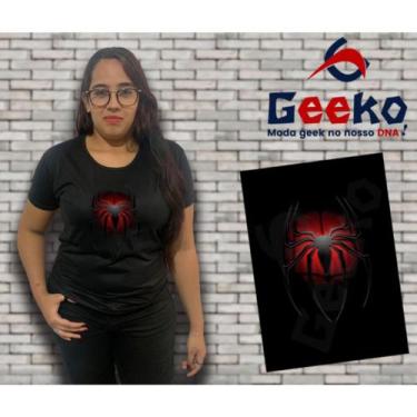 Imagem de Baby Look Homem-Aranha - Spider Man - Geeko, Preto, G