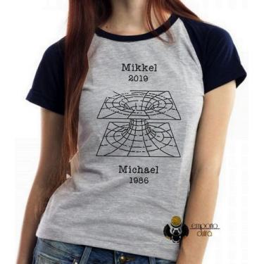 Imagem de Baby look blusa feminina ou Camiseta unissex  Dark Mikkel Michael, Cam