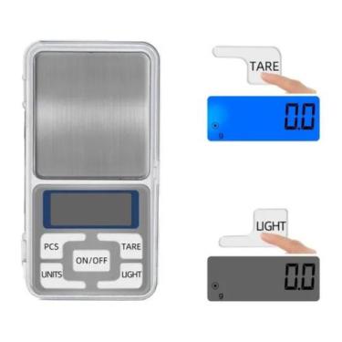 Imagem de Balança Portátil Mini Digital 500g - Alta Precisão - Genérico