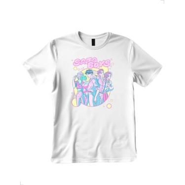 Imagem de Camiseta Infantil Guerreiras Do K-pop Saja Boys - Tech Malhas, Branco,