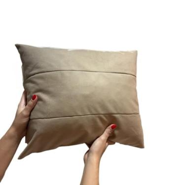 Imagem de ALMOFADAS COM ZIPER 38X44, COM ENCHIMENTO 45X45,(BEGE,4 UNIDADES)