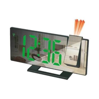 Imagem de Despertador Digital De Tela Grande Com Projeção E Display Luminoso Int