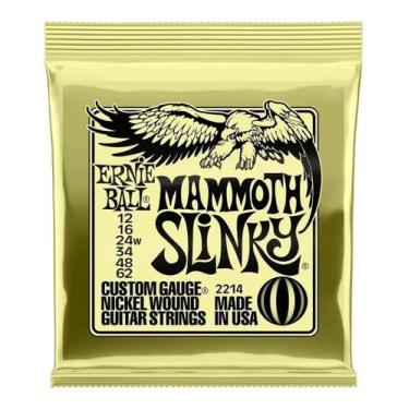 Imagem de Encordoamento Guitarra Ernie Ball 2214 Mammoth Slinky 12-62