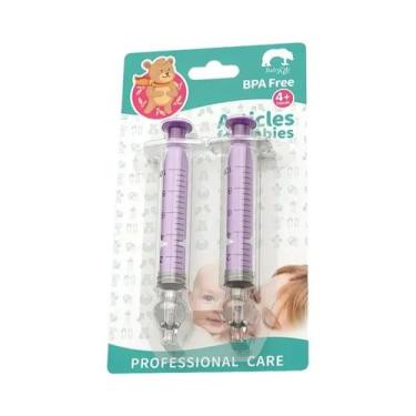 Imagem de Aspirador Nasal Para Bebês 10ml Com Pontas De Sucção De Silicone, Irri