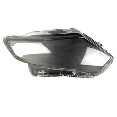 Imagem de Carro brilhante frente lente de vidro farol abajur auto lâmpada escudo luzes habitação Compatível com nissan x-trail 2014 2015 2016 farol capa(Right)