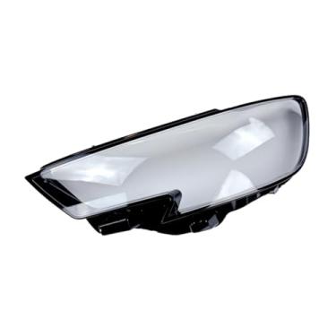 Imagem de Capa de lente do farol compatível com audi a3 s3 2017 2018 2019 2020, capa transparente para farol dianteiro, abajur de substituição(Left)