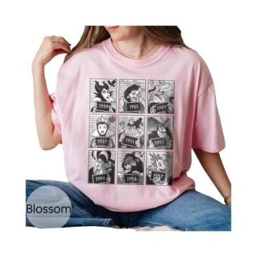 Imagem de Camiseta Retro Da Vilã Da Disney Com Gola Confortável, Ursula, Rainha 