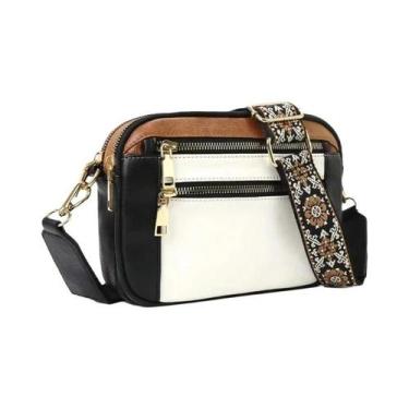 Imagem de Bolsa Transversal Retro Multifuncional Para Mulheres, Pequena Bolsa Qu