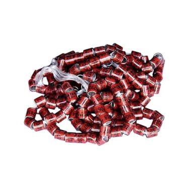 Imagem de Anéis de perna de pombo 2025 | Acessórios seguros para casa de pássaros - Acessórios de pegeon em cores brilhantes para casa de passarinho fáceis de distinguir