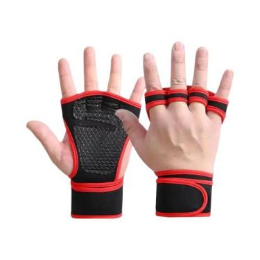 Imagem de Luvas De Musculação Para Homens E Mulheres, Proteção De Pulso, Antider