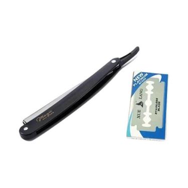 Imagem de Aparelho De Barbear Manual Vintage Para Homens Com 10 Lâminas, Navalha