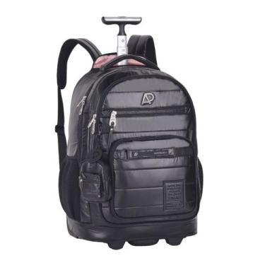 Imagem de Mochila De Rodinhas Com Chaveiro Alice Palucci Escolar e Passeio Estil