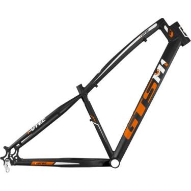 Imagem de Quadro aro 26 GTS M1 I-vtec Fat Bike alumínio - GTSM1, 17, Preto fosco