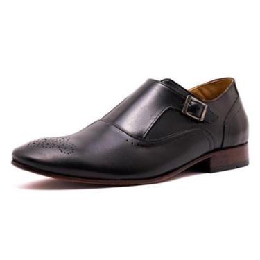 Imagem de Sapato Social Monk Strap Avalon Hans Todo Couro Masculino-Masculino