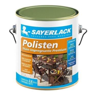 Imagem de Verniz Polisten Stain Premium Nogueira Sayerlack 3,6l, Nogueira