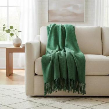 Imagem de Manta Para Sofá e Cama Decorativa Algodão Gigante 2,40x1,80 Várias Cor