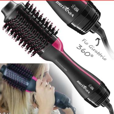 Imagem de Escova Secadora Modeladora 1200w Soft BEC02 Íon Britania 110v - Britân