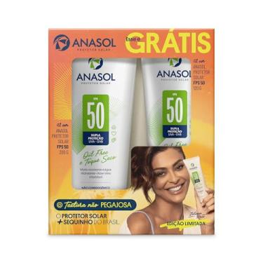 Imagem de Anasol Kit Ju Paes Protetor Solar Corporal FPS50 200g + Facial FPS50 50 g