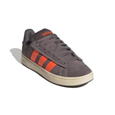 Imagem de adidas Tênis masculino Grand Court Alpha, Carvão/laranja impacto/baunilha quente, 5