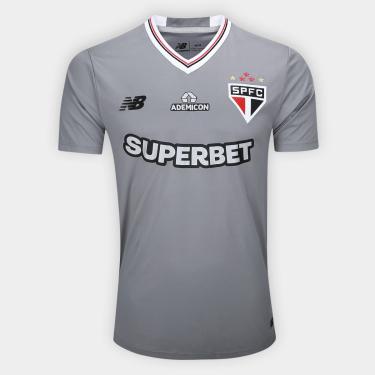 Imagem de Camisa São Paulo Grey Day New Balance Masculino-Masculino