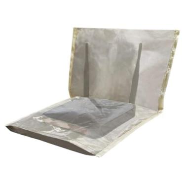 Imagem de Amradield Capa de roteador WiFi 35 cm x 39,9 cm EMF RF proteção contra radiação bloqueio sem fio roteador proteção contra radiação reduz a exposição ao campo eletromagnético, fique conectado sem fio