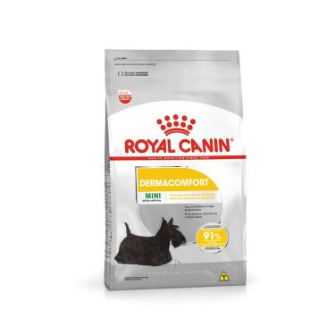 Imagem de Ração Seca Mini Dermacomfort para Cães Adultos ou Idosos de Porte Pequeno - 7,5 Kg Royal Canin