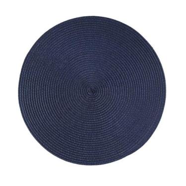 Imagem de Jogo americano redondo  6 (seis) unidades -  Azul Marinho - Copa & Cia