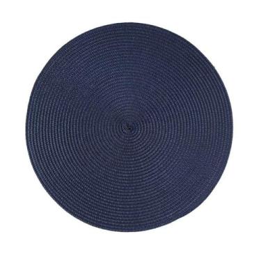 Imagem de Jogo Americano Redondo 6 Unidades - Azul Marinho - Copa&cia