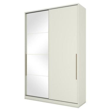Imagem de Guarda Roupa Modulado Seletto 2 Portas Deslizantes Areia Com Espelho - Móveis Henn Areia
