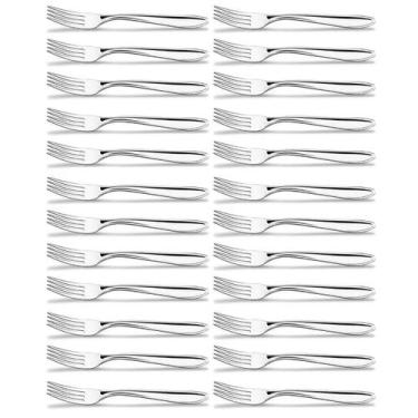 Imagem de Conjunto 24 Garfos de Mesa 19cm Aço Inox Lyon Brinox Talheres Refeiçõe