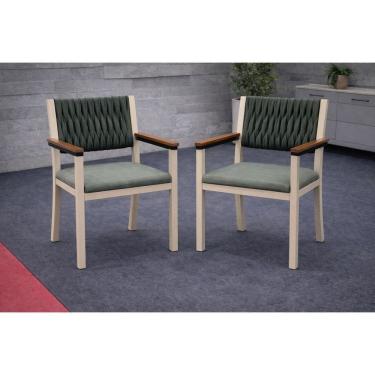 Imagem de Kit 2 cadeiras náutica com braço externa Milon -bg- Solare