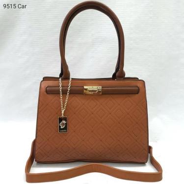 Imagem de Bolsa Feminina Sacola Transversal / Ombro 9515 - Lucky Girl, Caramelo