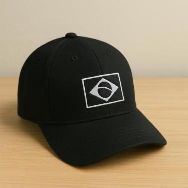 Imagem de Boné Tático Bandeira Do Brasil Aba Curva Unissex Bordado Regulagem Fit