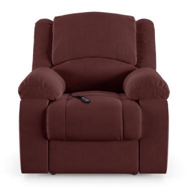 Imagem de Poltrona do Papai Reclinável Sala de Cinema Barcelona Controle Power E