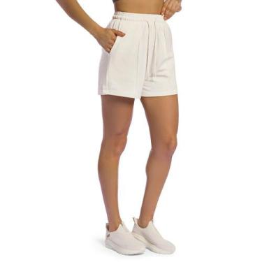 Imagem de Short Comfy Olympikus Feminino, Bege, GG