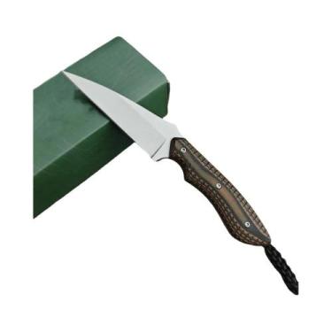 Imagem de Faca De Camping Com Lâmina Fixa 8Cr13Mov, Cabo Mikata, Ferramenta De S