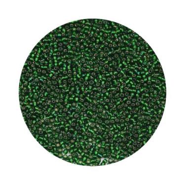 Imagem de Miçangas De Vidro Prateadas Internas 2mm 1500pçs 18g Para Artesanato D