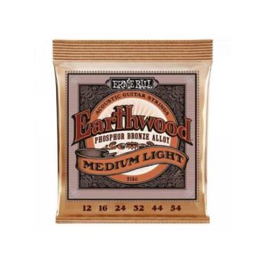 Imagem de Encordoamento Violão Aço .012 Médio Leve Ernie Ball