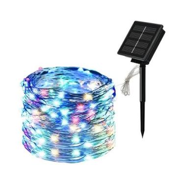 Imagem de Luzes De Fada LED Solares Para Exterior, À Prova d'Água, Guirlanda Dec