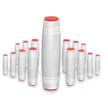 Imagem de Fidget Mokuru Stick Bastao Roller Anti Branco 15 Unid