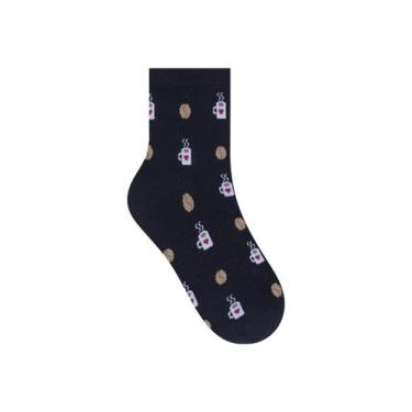 Imagem de Meia Soquete Selene 7450.001 Feminina Estampada T. 34/39, 34/39, 504, 