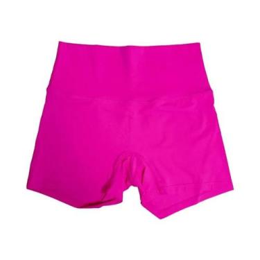 Imagem de Shorts De Yoga De Cintura Alta Em Cor Sólida Para Mulheres, Leggings D