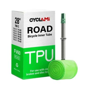 Imagem de Câmara De Ar Ultraleve Em TPU Para Bicicleta De Estrada 700C, Pneu 45m