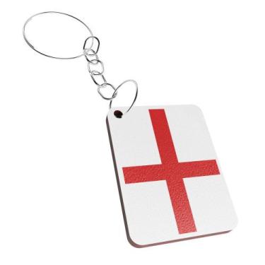 Imagem de Chaveiro Copa do Mundo Países  Lembrancinha Futebol - Abstratta, Ingla