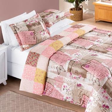 Imagem de Kit completo edredom bouti king+jogo de lençol 7 peças - MORADA DOS EN