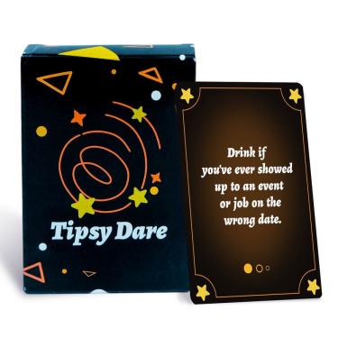 Imagem de Jogo de cartas para beber Tipsy Dare com 50 cartas de desafio
