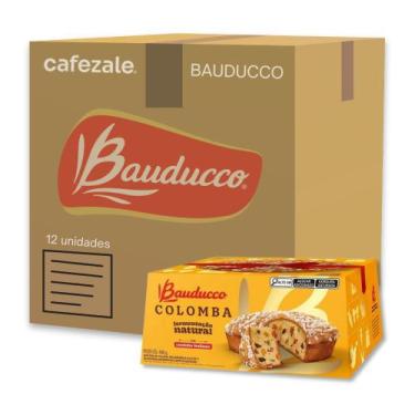 Imagem de Colomba Bauducco Frutas Cristalizadas Kit 12 Colombas 400g