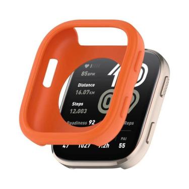 Imagem de Capa De Silicone Macia Para Smartwatch Amazfit Bip 6, Protetor Oco Con