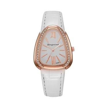 Imagem de Relógio De Pulso Feminino Com Mostrador De Cobra, Relógio De Quartzo C